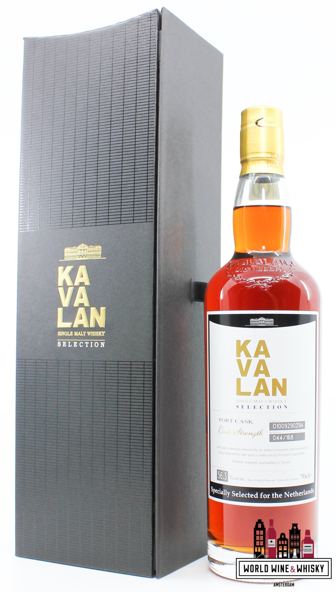 Kavalan 2010 2022 - Speciaal geselecteerd voor Nederland - Port Cask - Selectie - Cask 0100929029A 56,3% (1 van 168)
