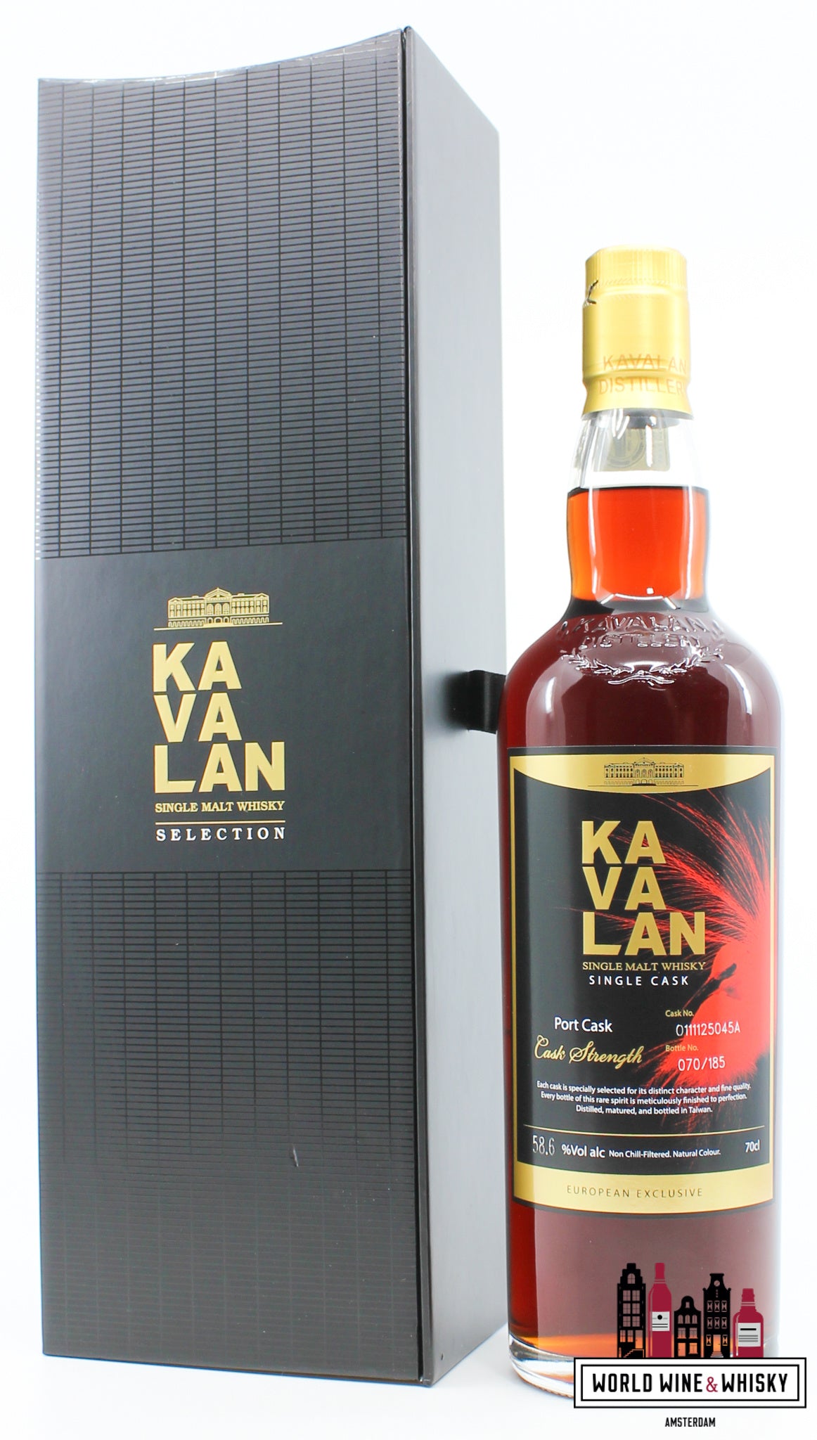 Kavalan 2015 2021 - Port Cask - Fauna Edition - Selection - Cask O111125045A 58,6% (1 van 185)