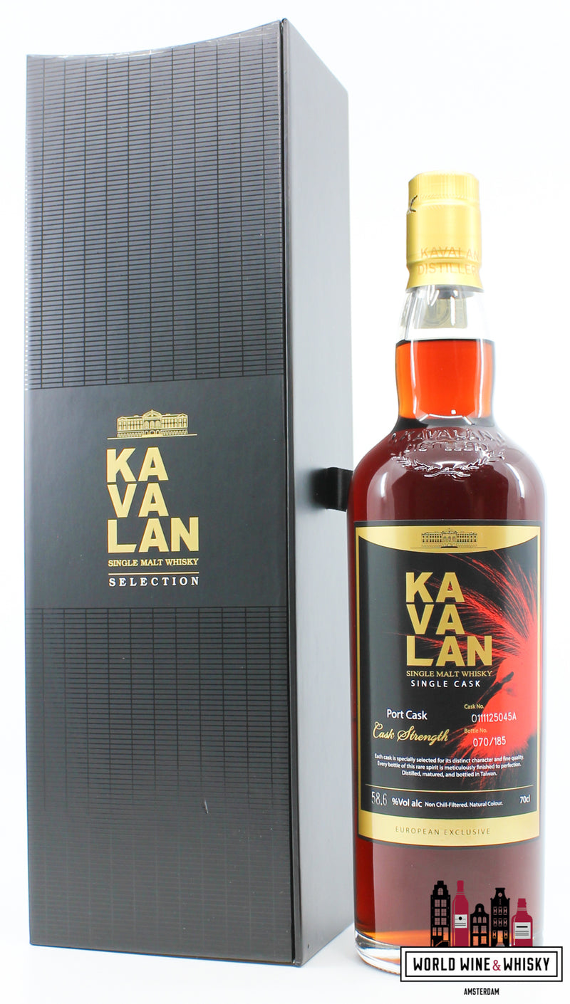 Kavalan 2015 2021 - Port Cask - Fauna Edition - Selection - Cask O111125045A 58,6% (1 van 185)