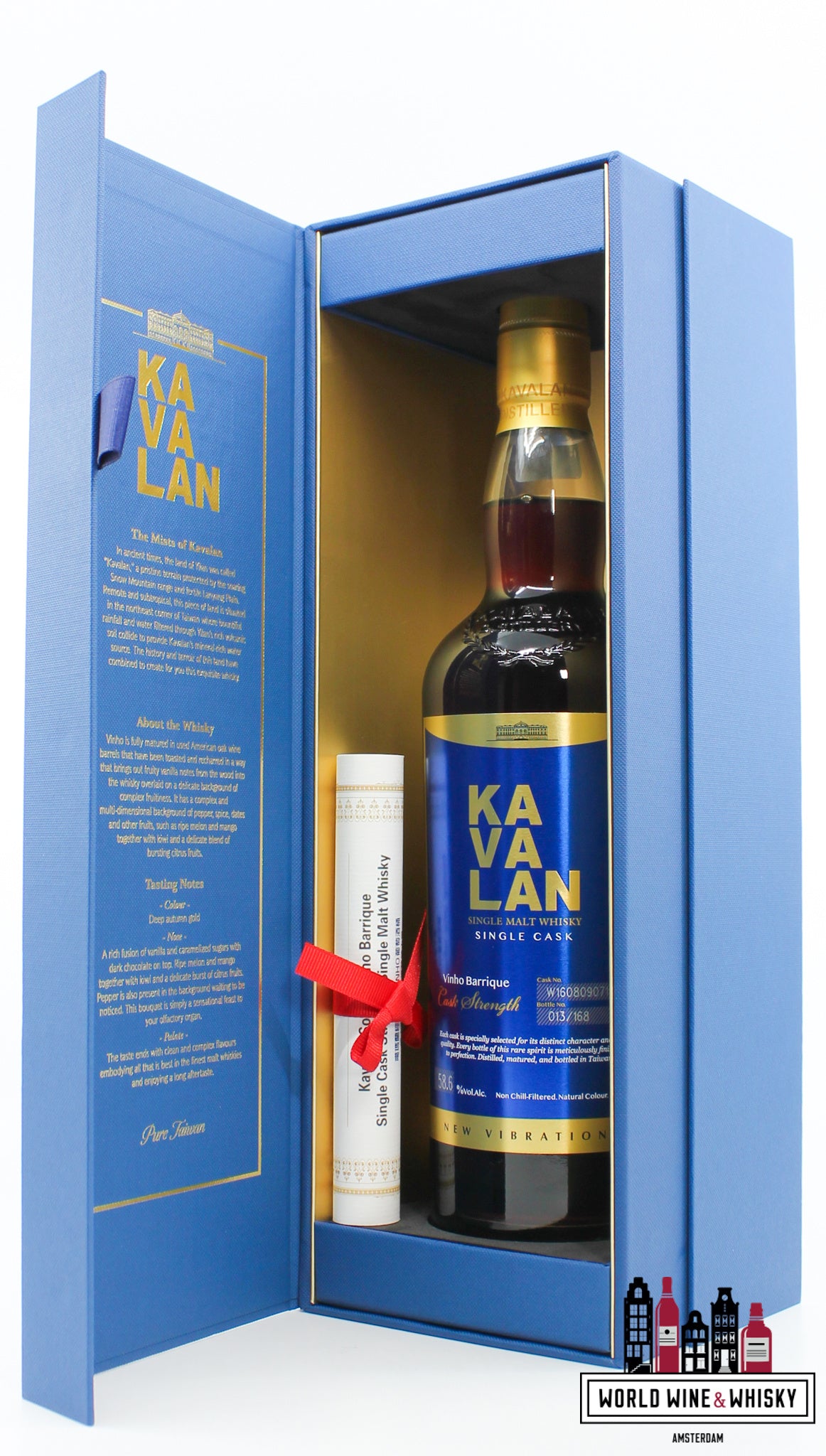 Kavalan 2016 2023 - Solist - New Vibrations - Vinho Barrique - Cask W160809071C 58,6% (1 van 168)