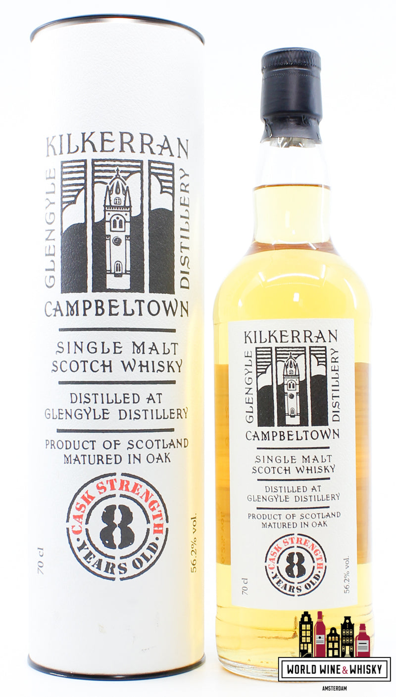 Kilkerran 8 Years Old 2017 - Cask Strength - Batch 1 (Glengyle) 56,2% (1 van 9000)