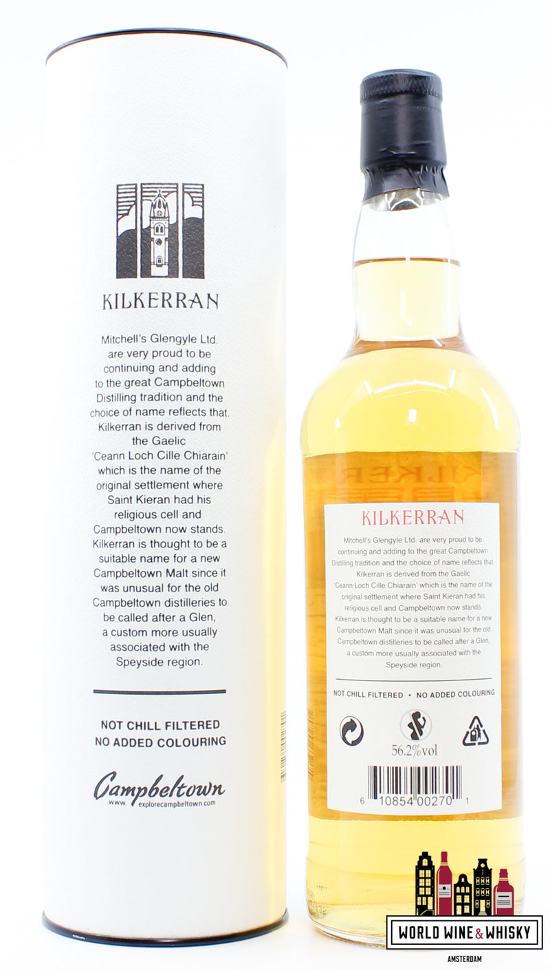 Kilkerran 8 Years Old 2017 - Cask Strength - Batch 1 (Glengyle) 56,2% (1 van 9000)