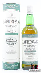 Laphroaig 10 Years Old 2000 - Originele vatsterkte - Rechtstreeks uit het hout 57,3% (1 liter)