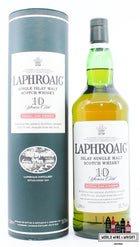 Laphroaig 10 Years Old - Originele vatsterkte - Rode streep 55,7% - 1 liter