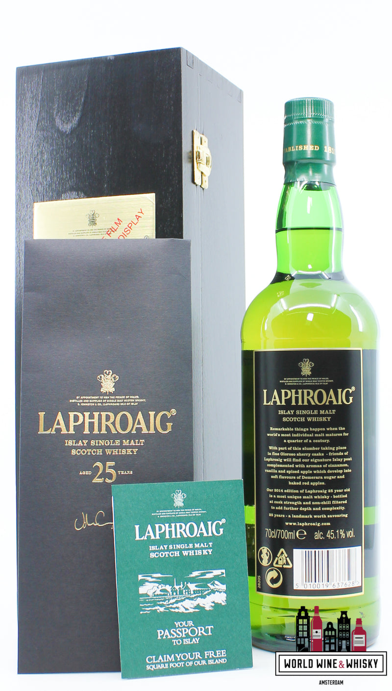 Laphroaig 25 Years Old - 2014 Cask Strength Edition 45,1%