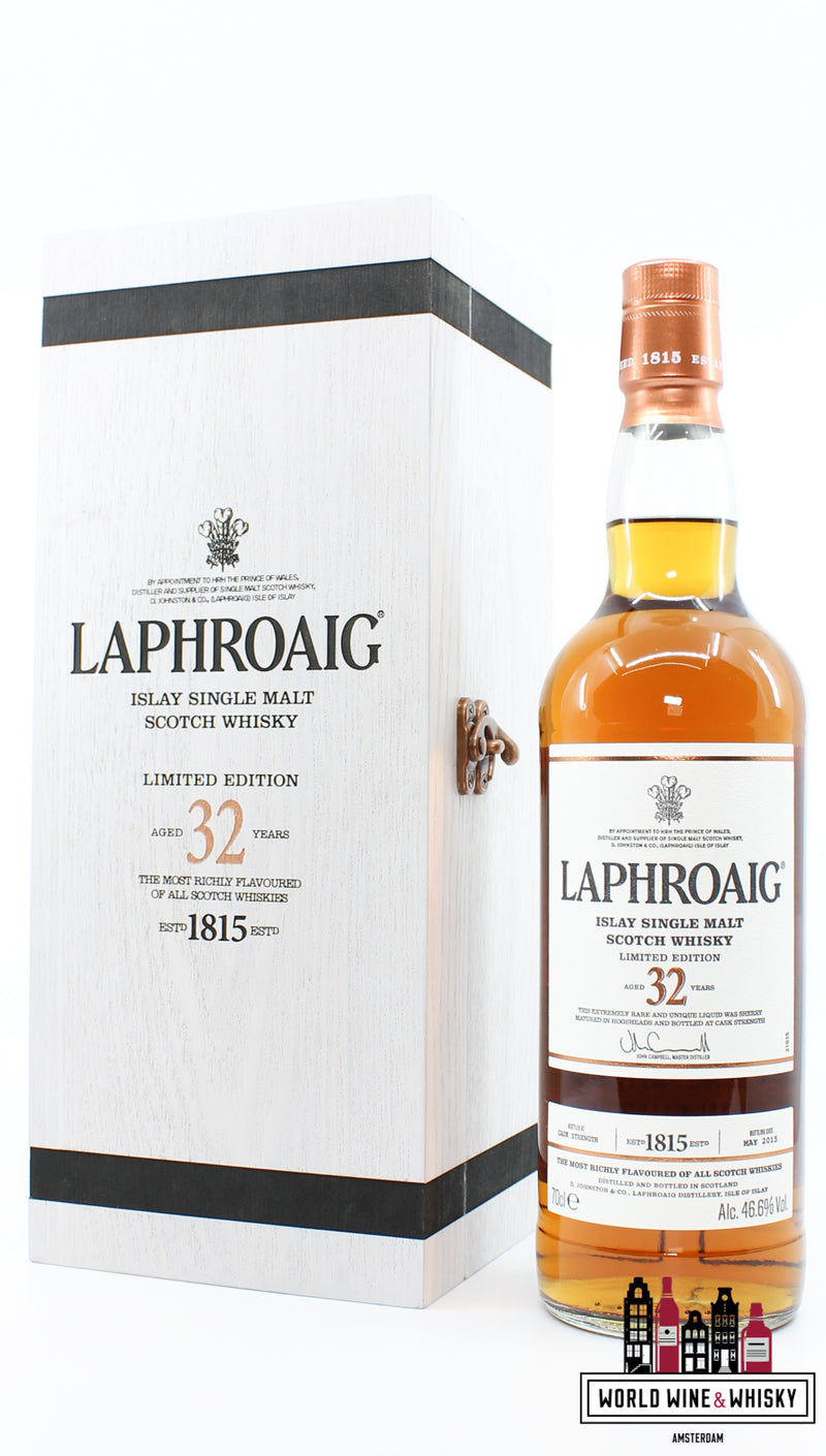 Laphroaig 32 Years Old 2015 - Limited Edition 46,6% (1 van 5880)