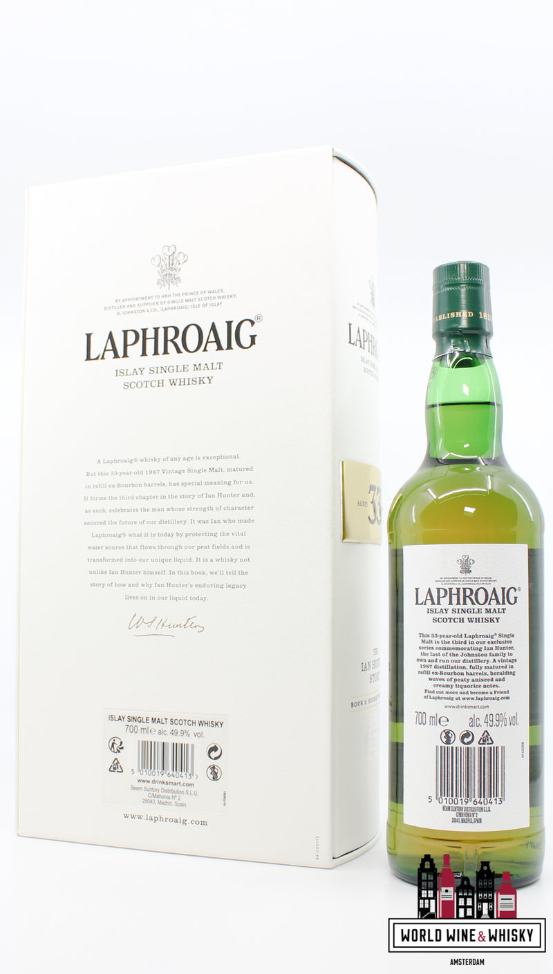 Laphroaig 33 jaar oud 1987 2021 - Het verhaal van Ian Hunter - Boek 3: Bronbeschermer 49,9% (1 van 4800)