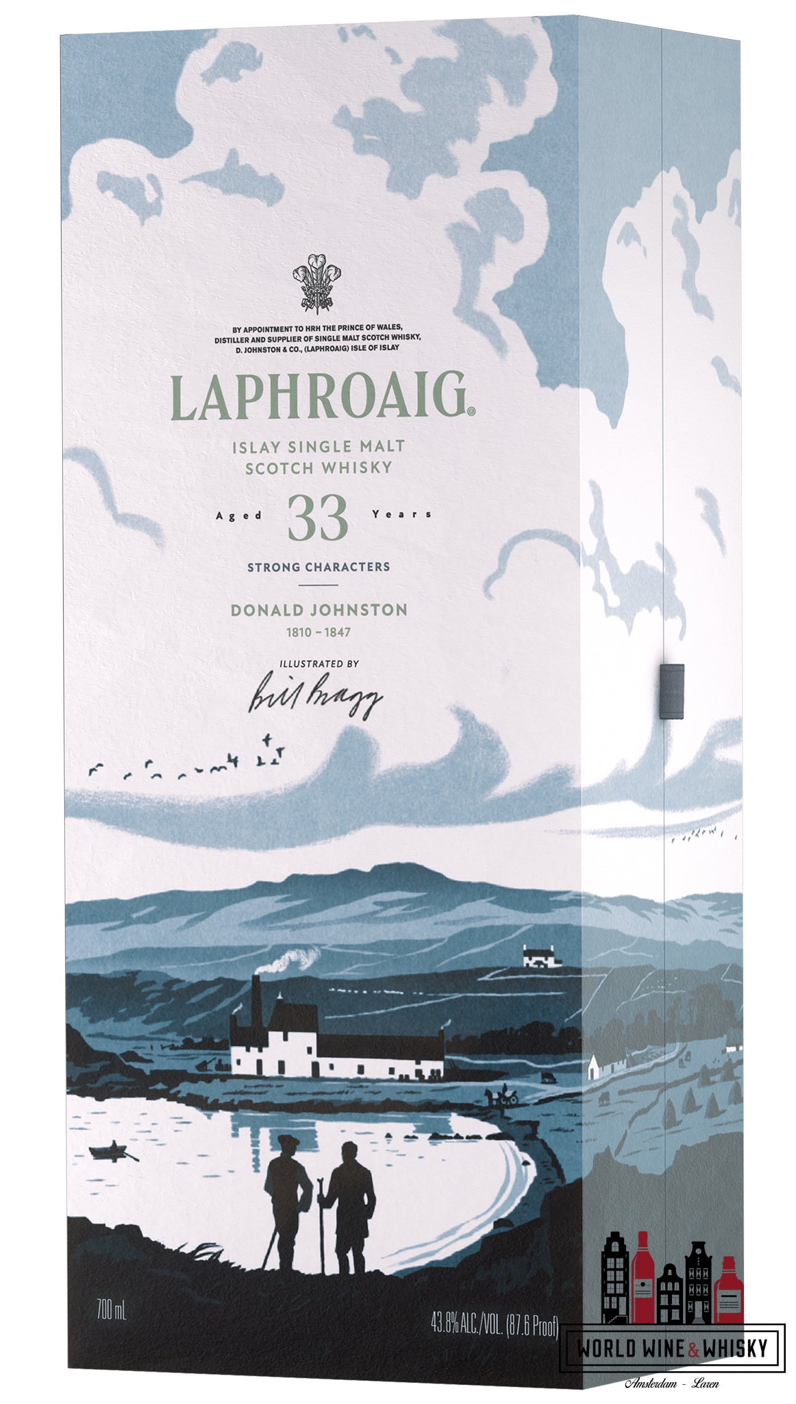 Laphroaig 33 jaar oud 2024 - Sterke personages - Hoofdstuk één Donald Johnston 43,8%