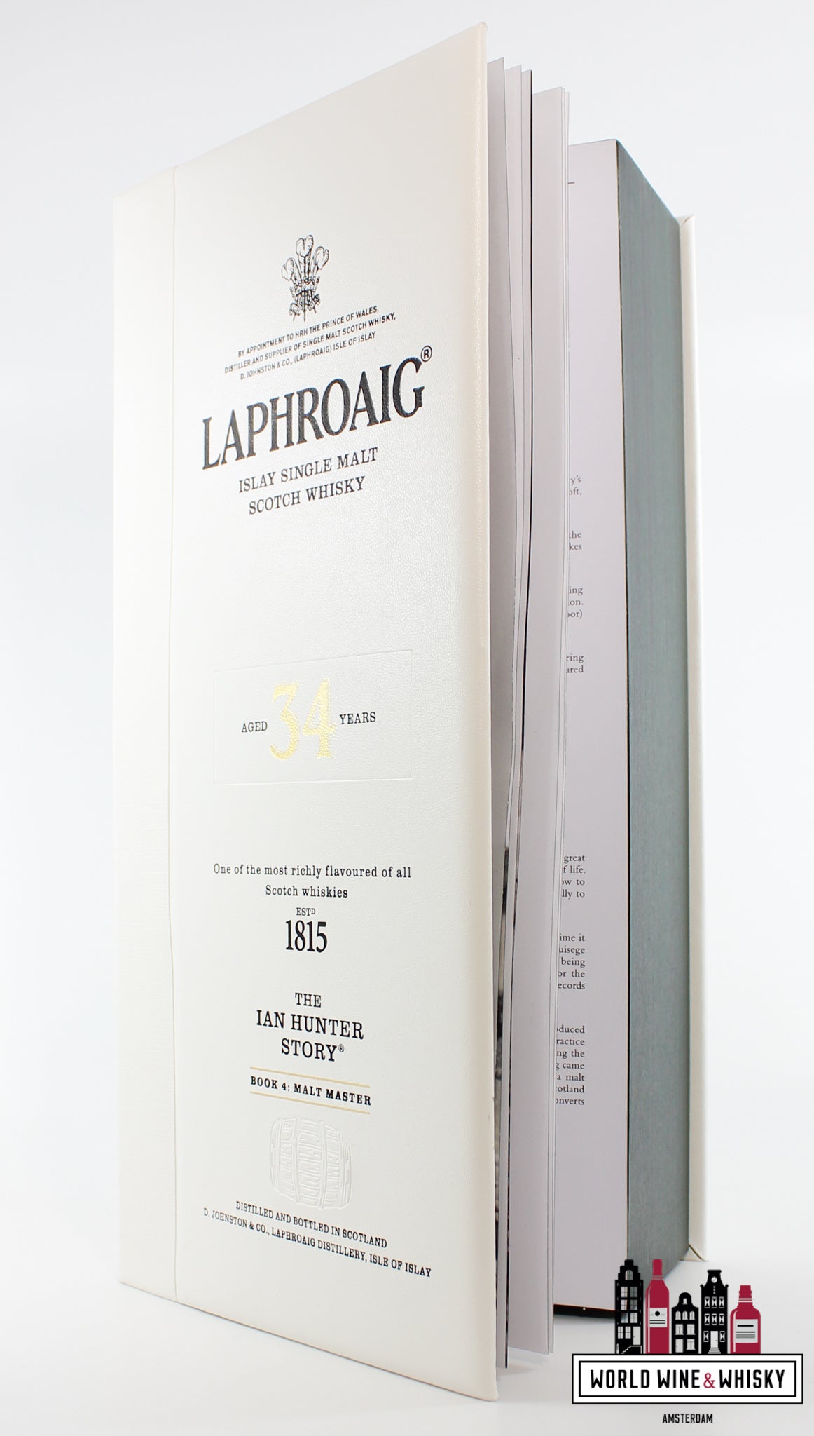 Laphroaig 34 jaar oud 1987 2021 - Het verhaal van Ian Hunter - Boek 4: Malt Master 46,2%