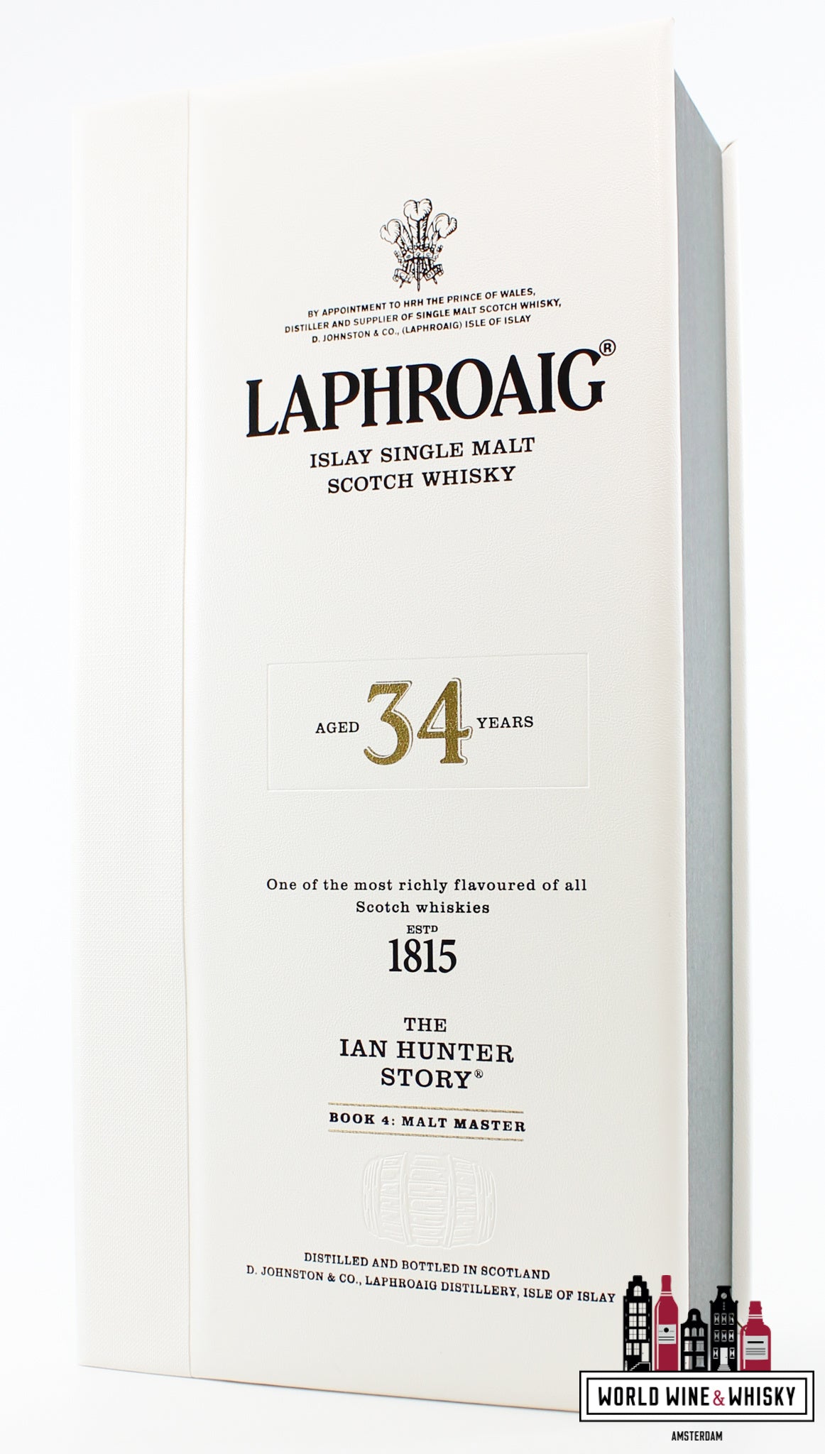 Laphroaig 34 jaar oud 1987 2021 - Het verhaal van Ian Hunter - Boek 4: Malt Master 46,2%