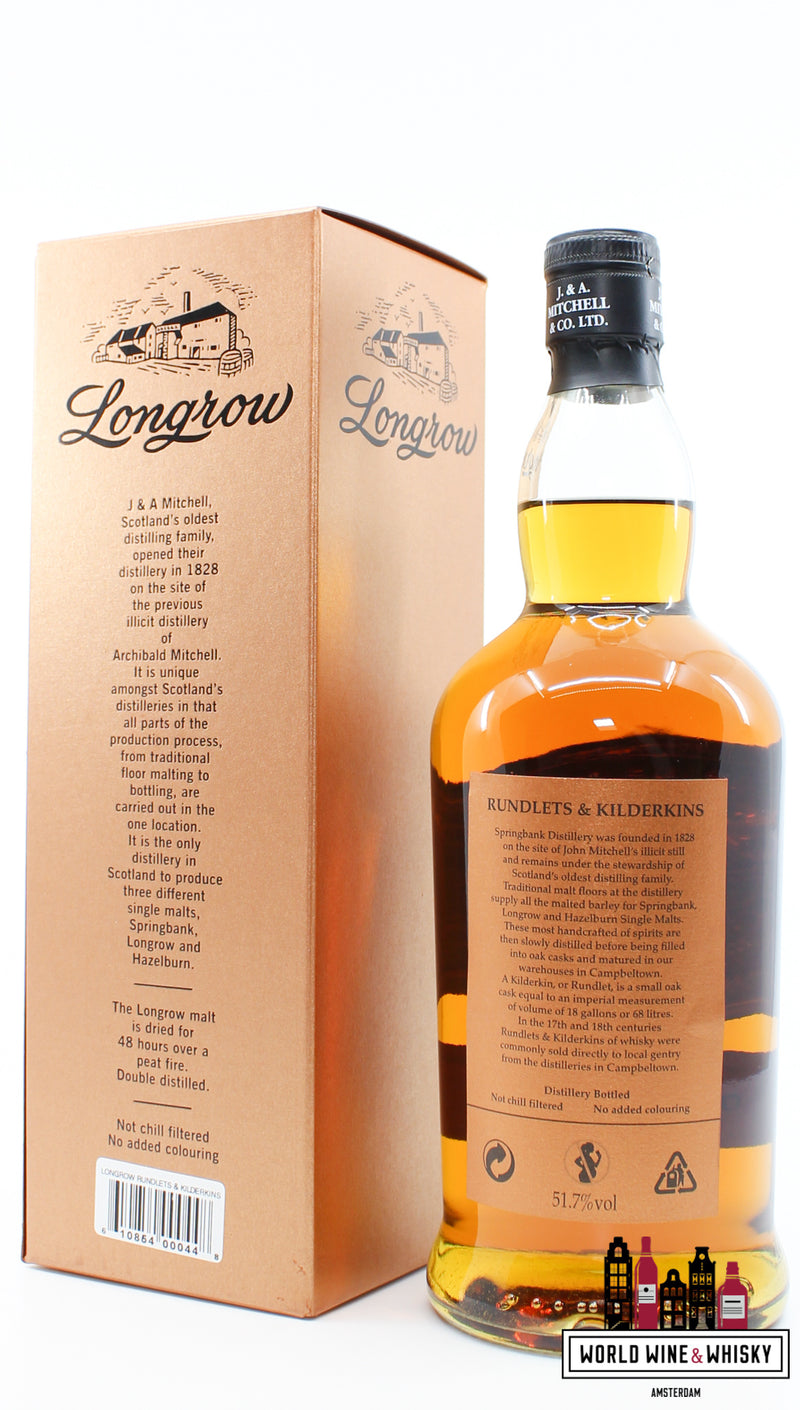 Longrow 11 jaar oud 2001 2013 - Rundlets &amp; Kilderkins (Springbank) 51,7% (1 van 9000)
