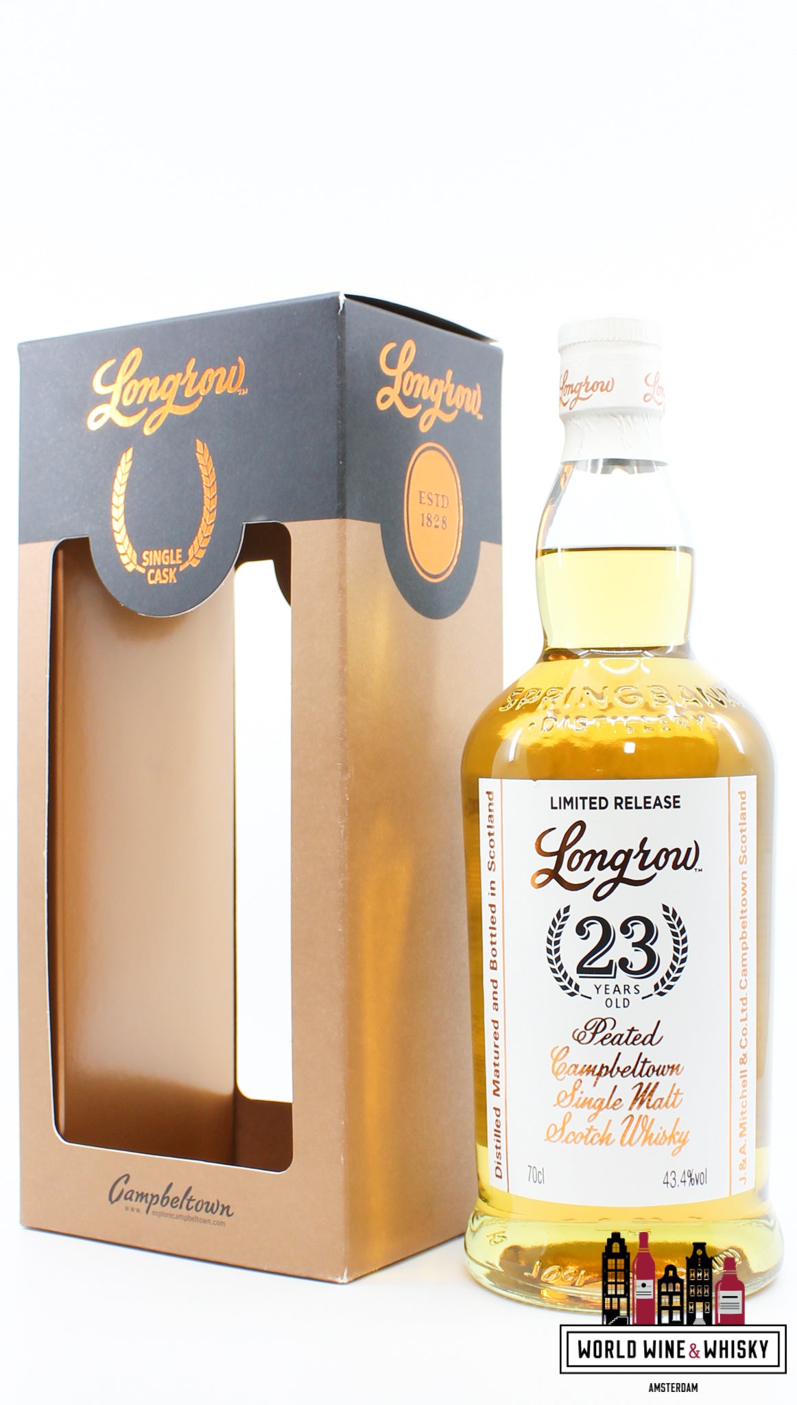 Longrow 23 Years Old 2022 - Single Cask - Limited Edition - The Nectar, België (Springbank) 43,4% (1 van 210)