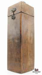 Luxe houten wijn- of whiskygeschenkdoos (1 fles)