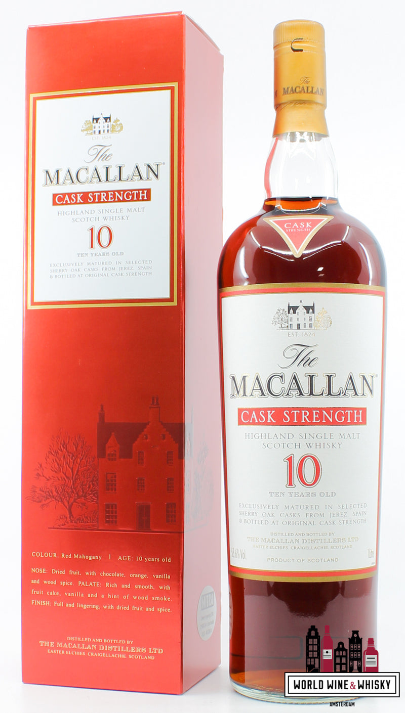 Macallan 10 jaar oud - Vatsterkte 58,6% (1 liter)