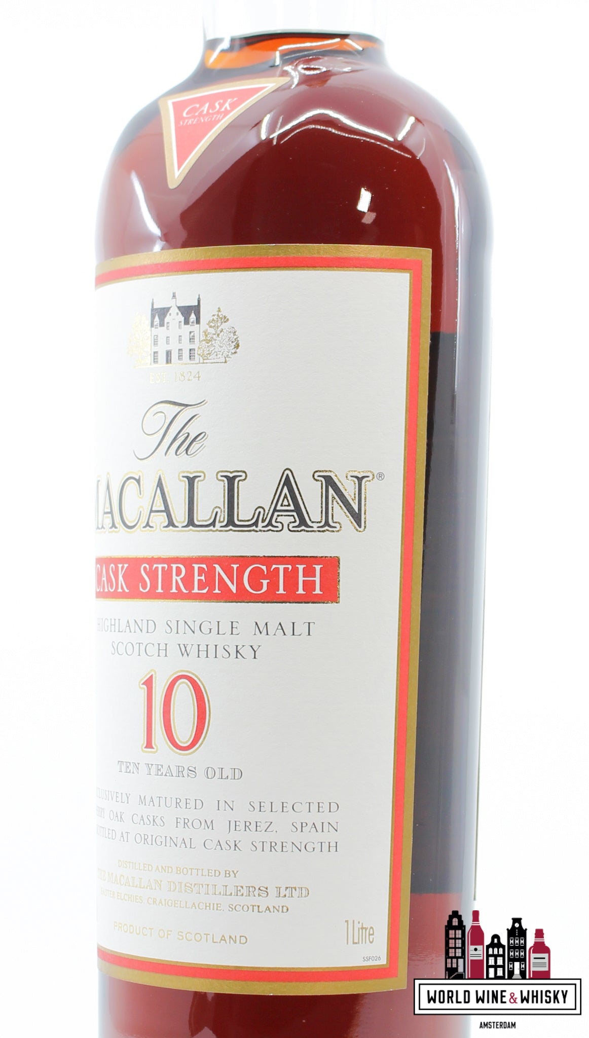 Macallan 10 jaar oud - Vatsterkte 58,6% (1 liter)