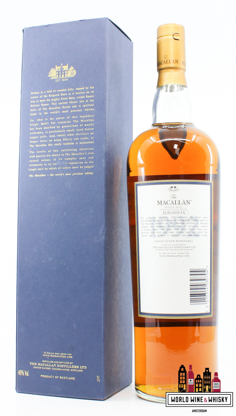 Macallan 12 Years Old 1992 2004 - Elegancia 40% 1 Liter