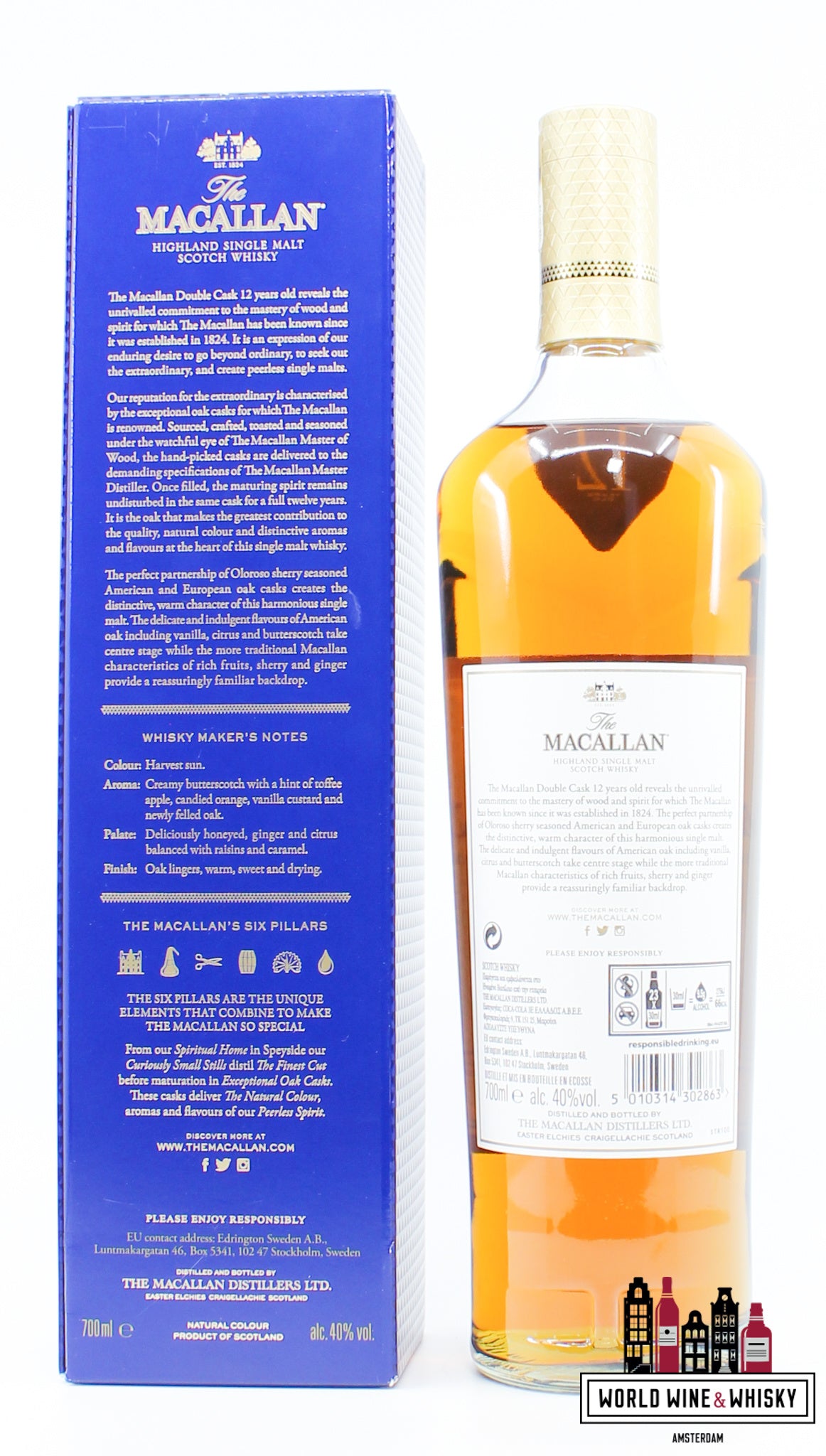 Macallan 12 jaar oud - Dubbel Cask 40%