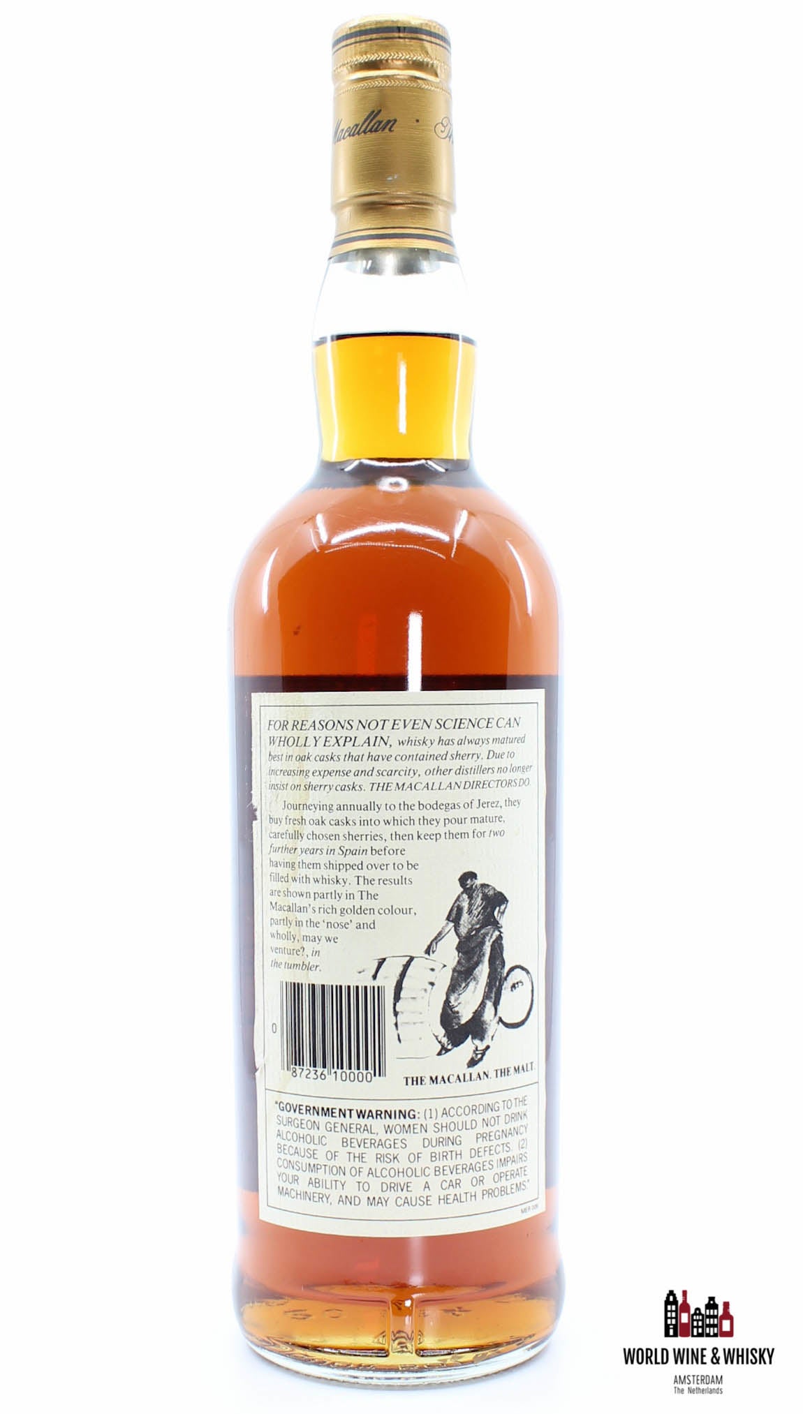 Macallan 12 Years Old Sherry Wood - USA Edition - Enige distributeur in de VS, Remy Amerique Inc. New York, NY 750ml