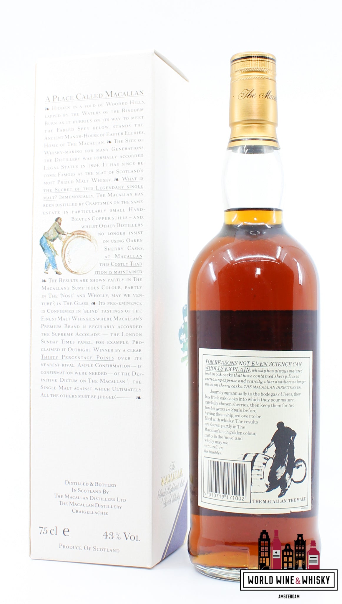 Macallan 18 Years Old 1973 1991 Sherry Wood 750ml 43%