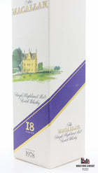 Macallan 18 jaar oud 1978 1996 - Giovinetti &amp; Figli Import Italia 43% 700ml