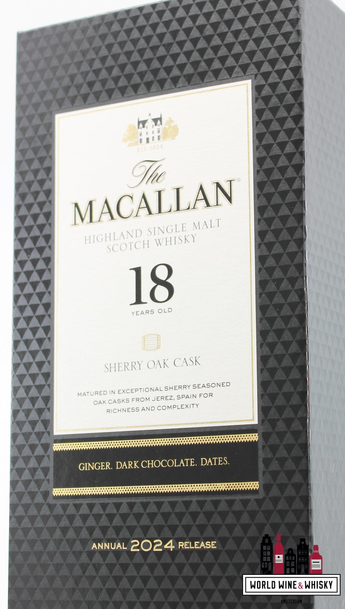 Macallan 18 Years Old - Sherry Oak Cask - Jaarlijkse release 2024 43%