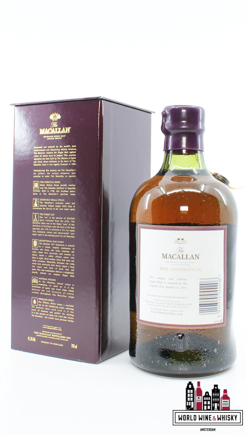 Macallan 1851 Inspiration (gebotteld in 2010) 41,3%