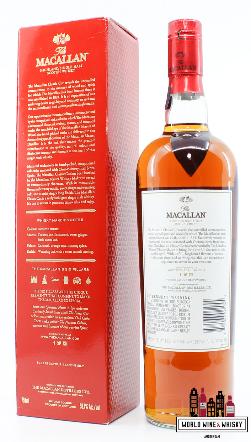 Macallan 2017 Classic Cut - Gelimiteerde 2017 Editie 58,4% 750ml