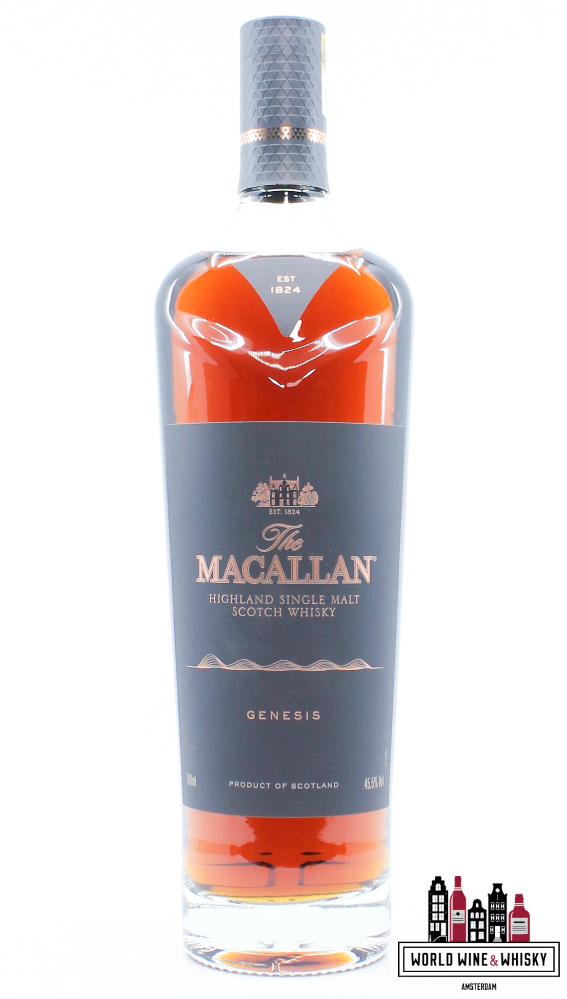 Macallan 2018 Genesis - Limited Edition 45,5% - Volledige set (1 van 2500)