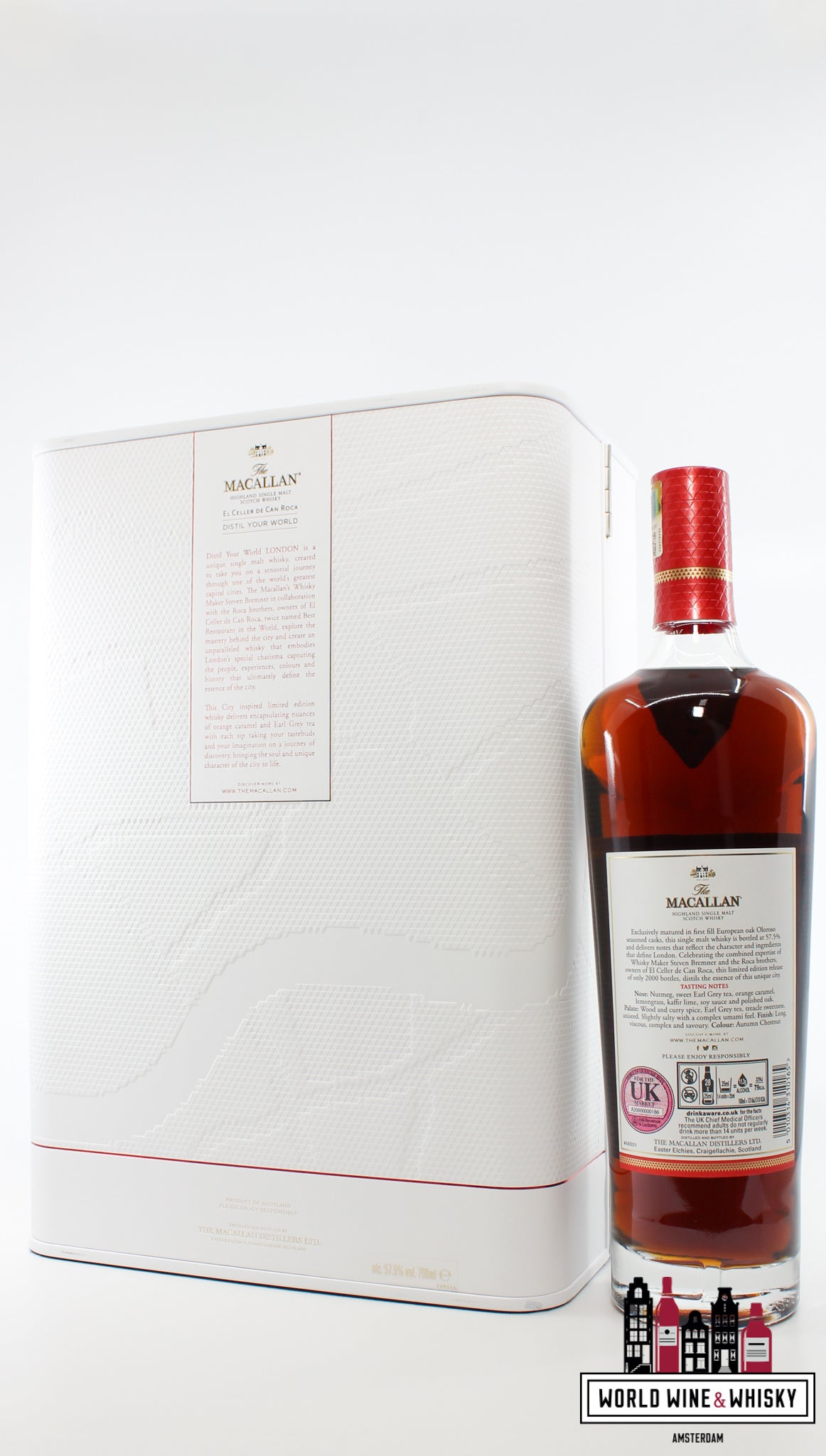 Macallan 2020 - Distill Your World - Londen Release - Limited Edition 57,5% (1 van 2000)