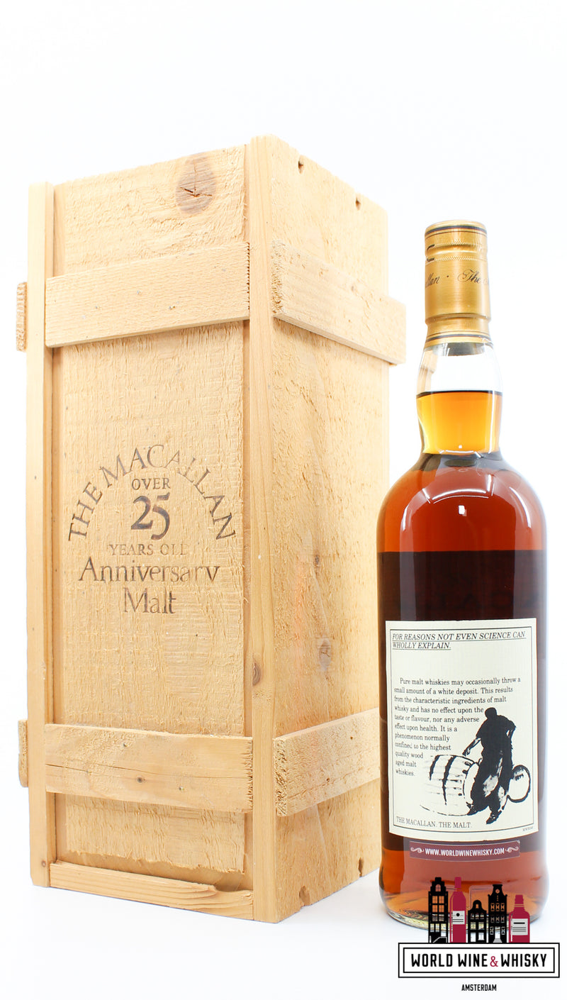 Macallan 25 Years Old 1972 1998 - The Anniversary Malt 43% 700ml (in OWC)