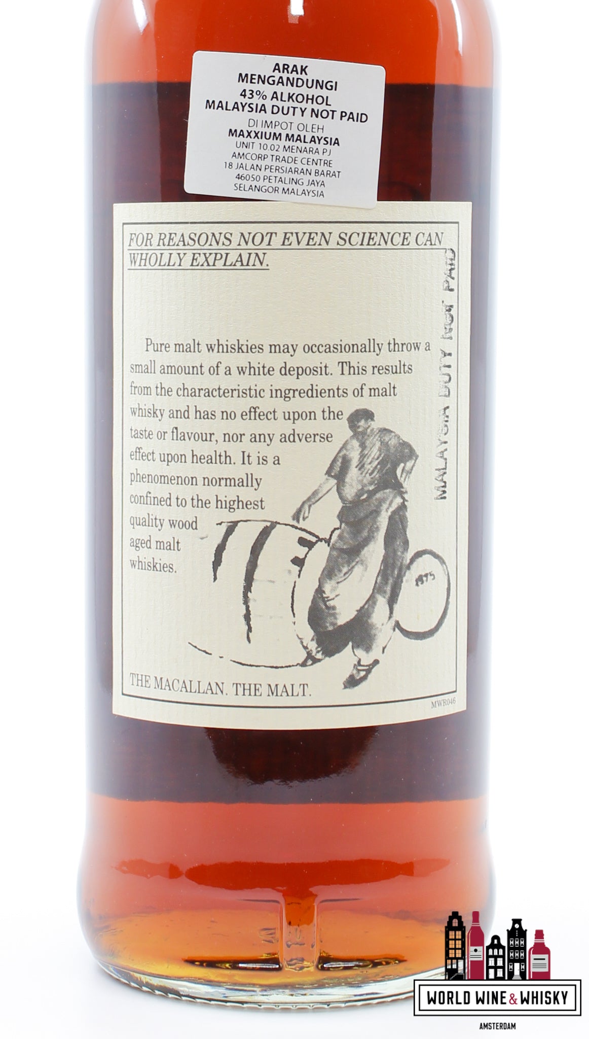 Macallan 25 Years Old - The Anniversary Malt - Maxxium Maleisië 43% 750ml (in OWC)