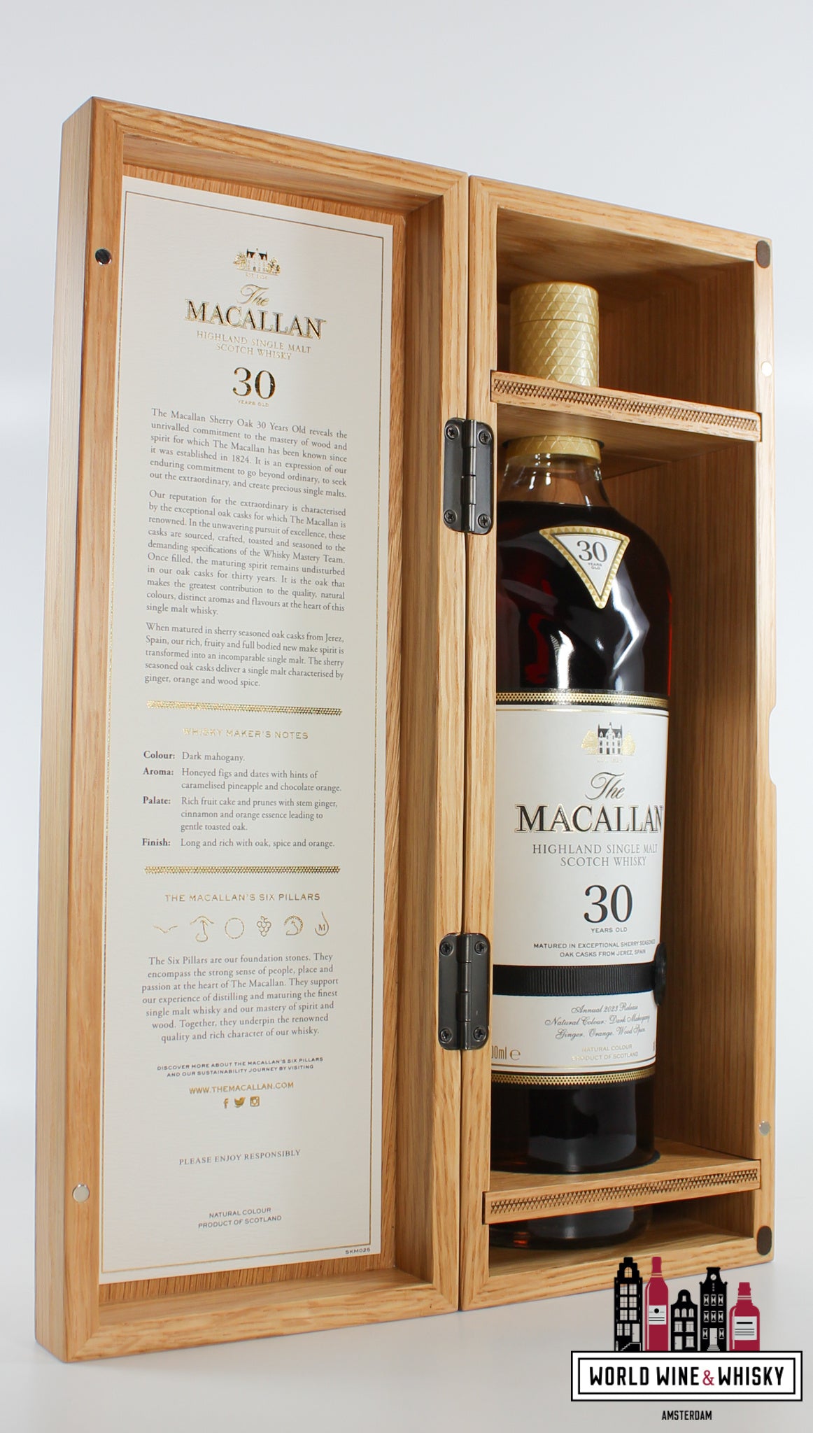 Macallan 30 Years Old - Sherry Casks - Jaarlijkse release 2023 43%