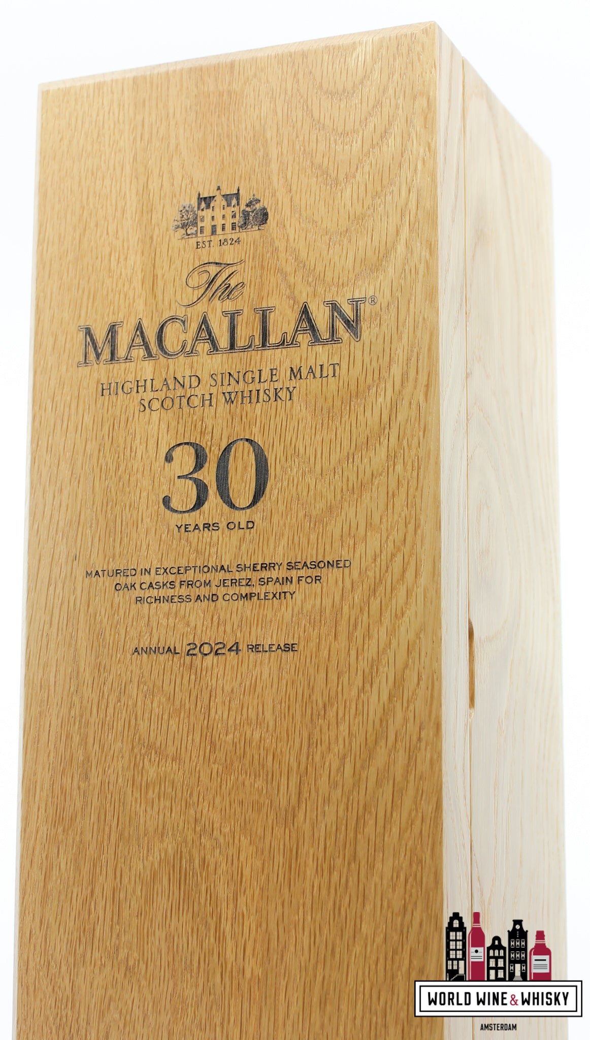 The Macallan 30 Years Old Sherry Oak　空瓶 Macallan 30 Years Old - Sherry Oak Casks - Annual 2024