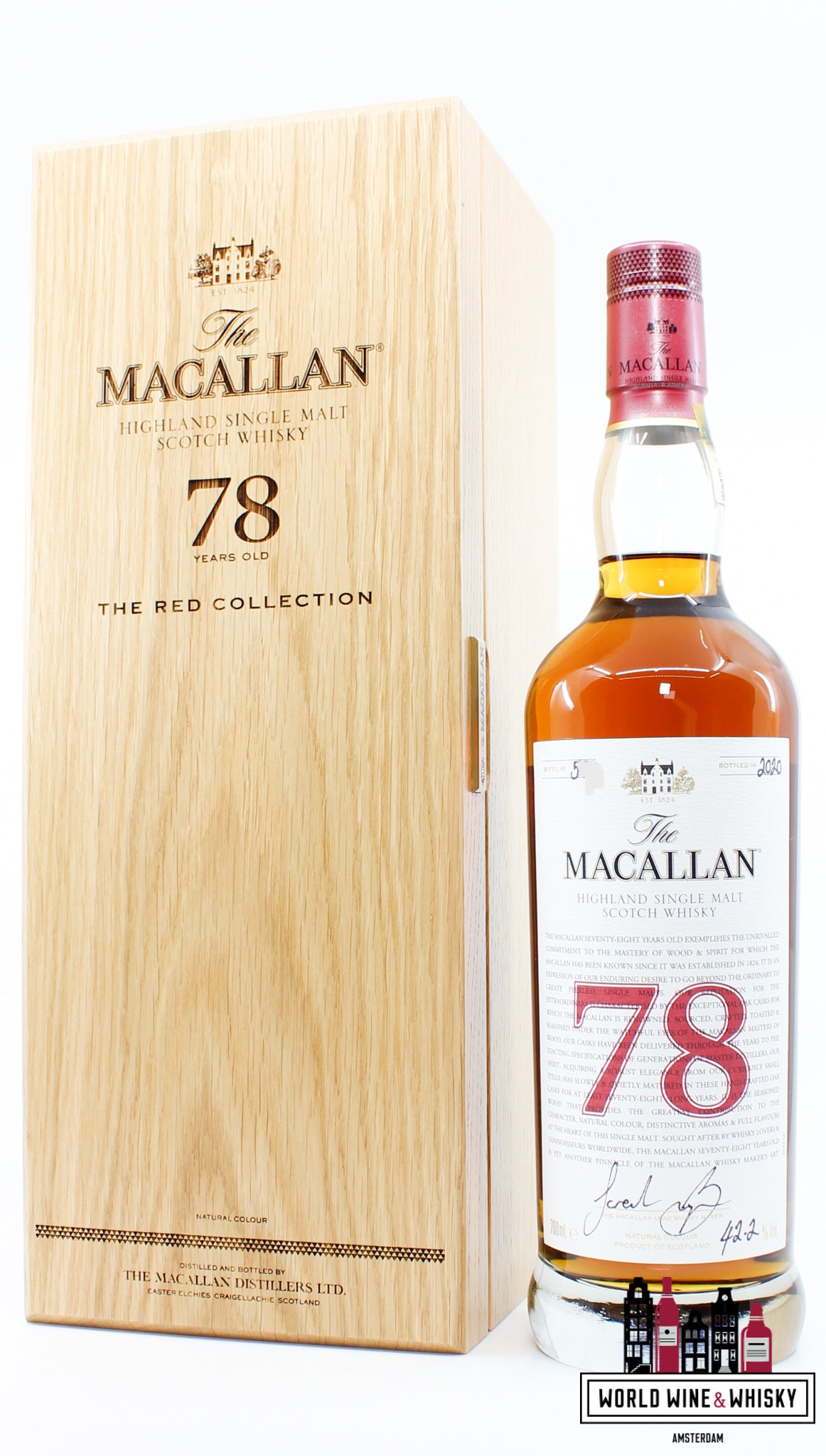 The Macallan 78 Years Old 2020 - De Rode Collectie 42,2%