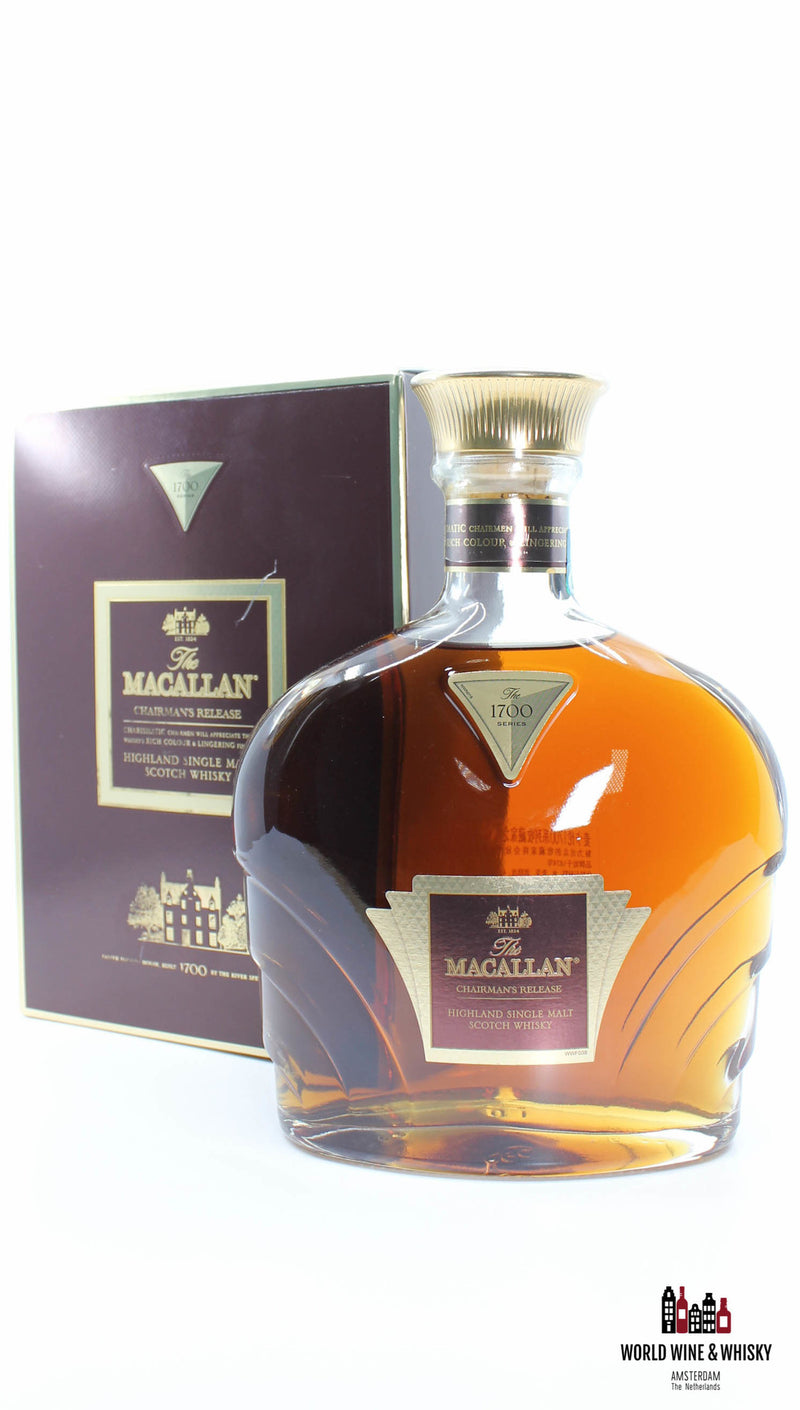 Macallan Chairman's Release 2013 - De 1700-serie 43% 700ml (Chinese editie)