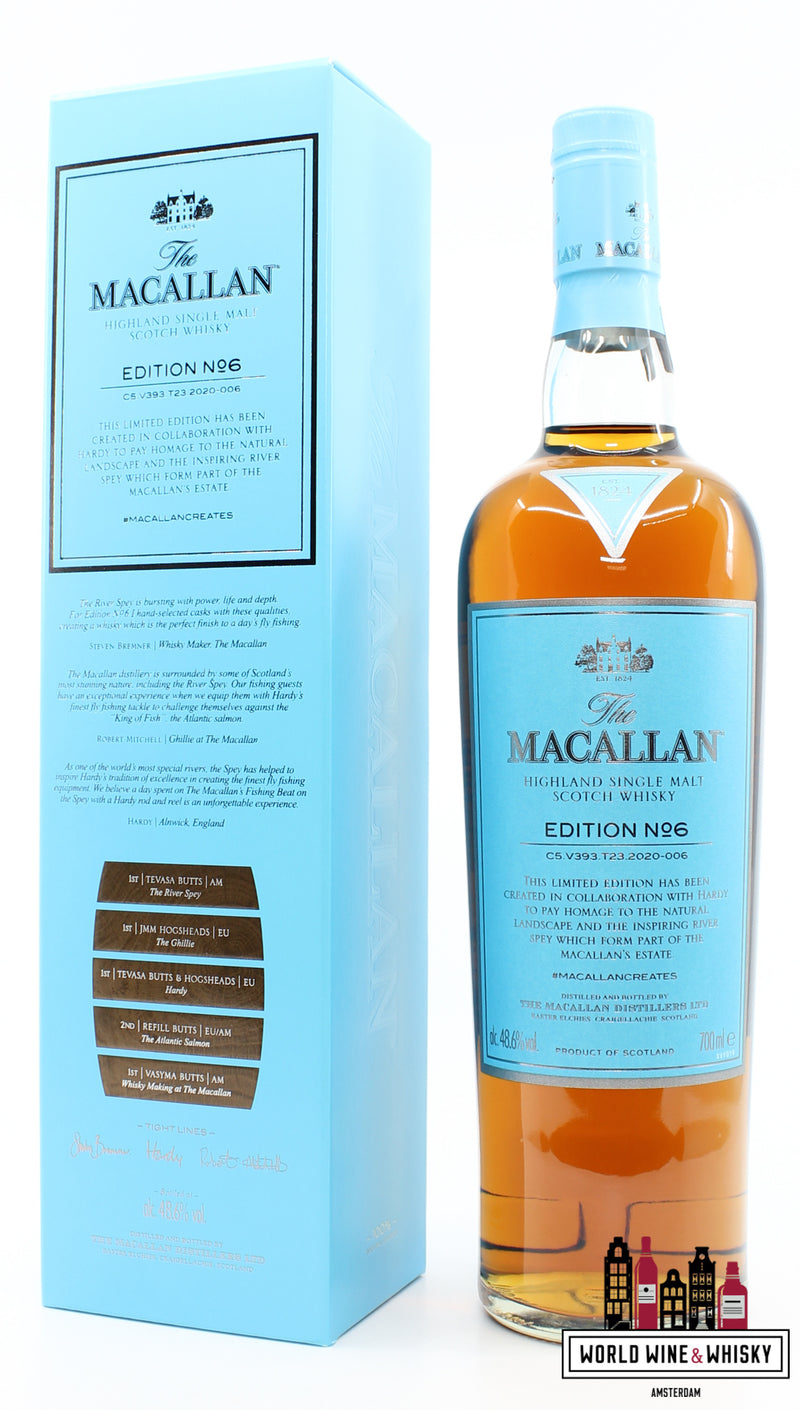 Macallan Editie nr. 6 2020 - C5.V393.T23.2020-006 48,6% 700ml (in kartonnen doos)