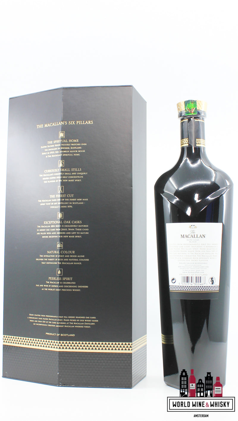 Macallan Rare Cask Black 2015 - 1824 Masters Series 48% (In luxe koffer)