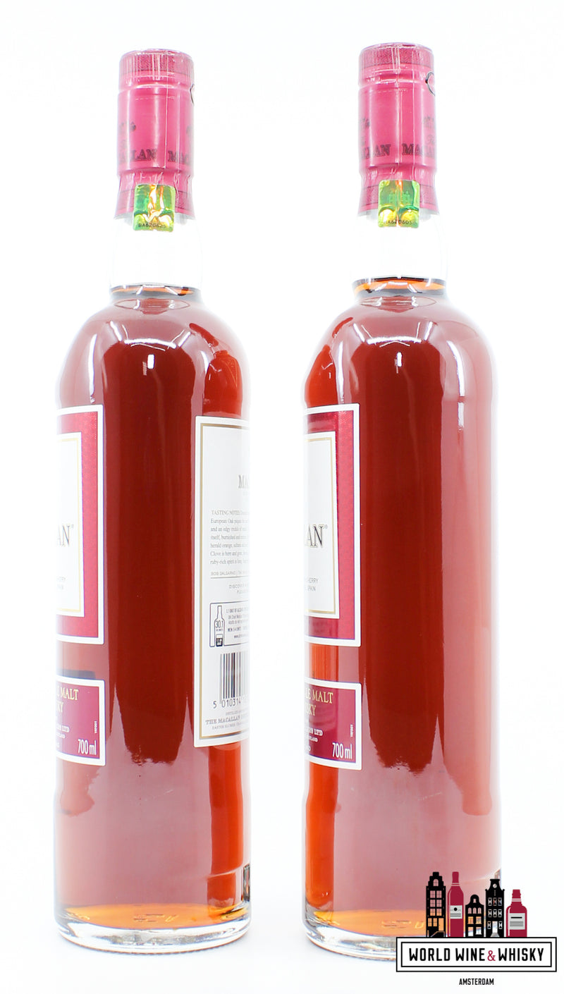 Macallan Ruby 2014 - The 1824 Series 43% 700ml (set van 2 flessen)