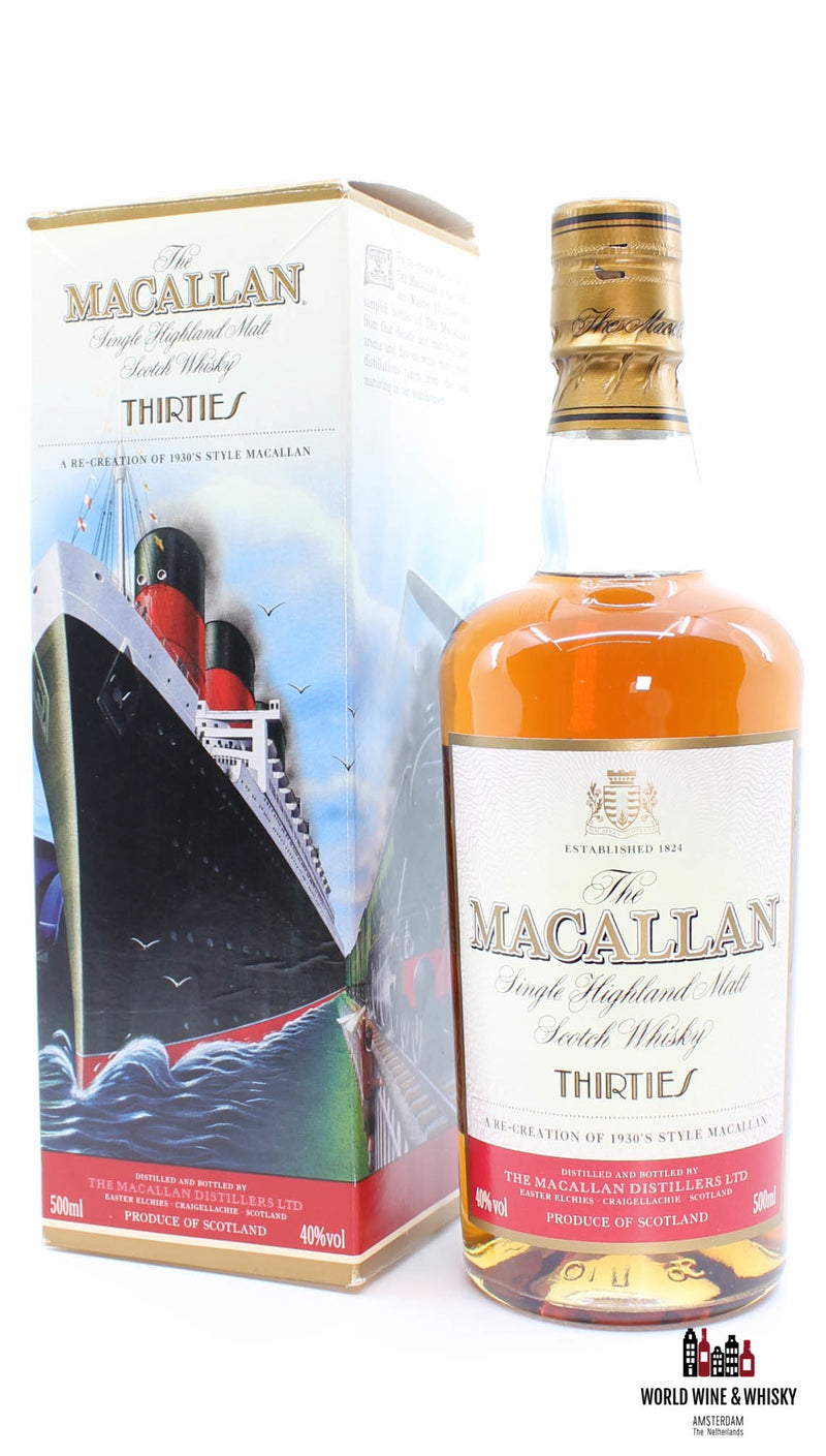 Macallan Dertigers 2001 - Reisserie jaren 30 40% 500ml