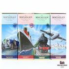 Macallan Travel Series 1920, 1930, 1940 &amp; 1950 500ml 40% (volledige set)