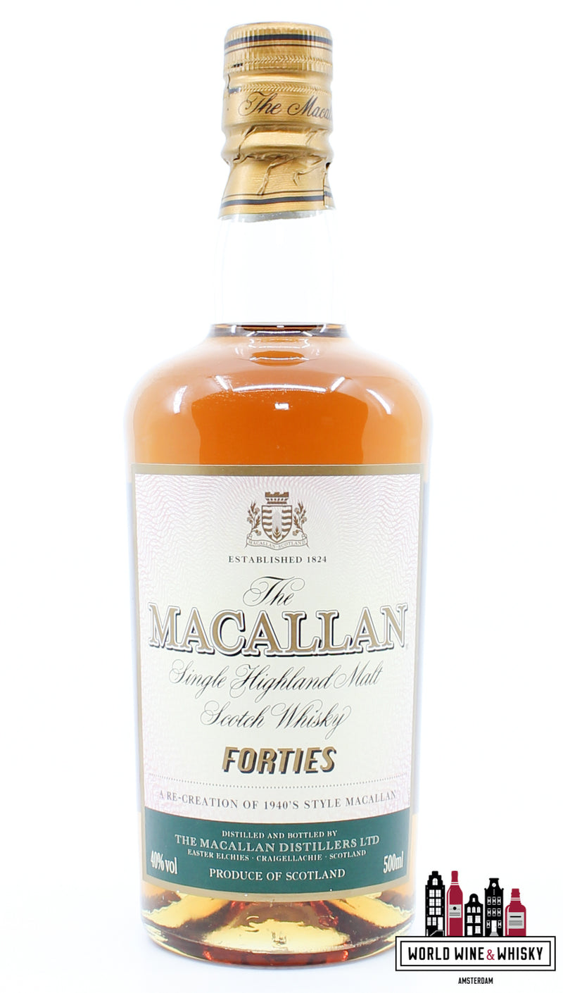 Macallan Travel Series 1940's - Forties (gebotteld in 2001) 40% 500ml