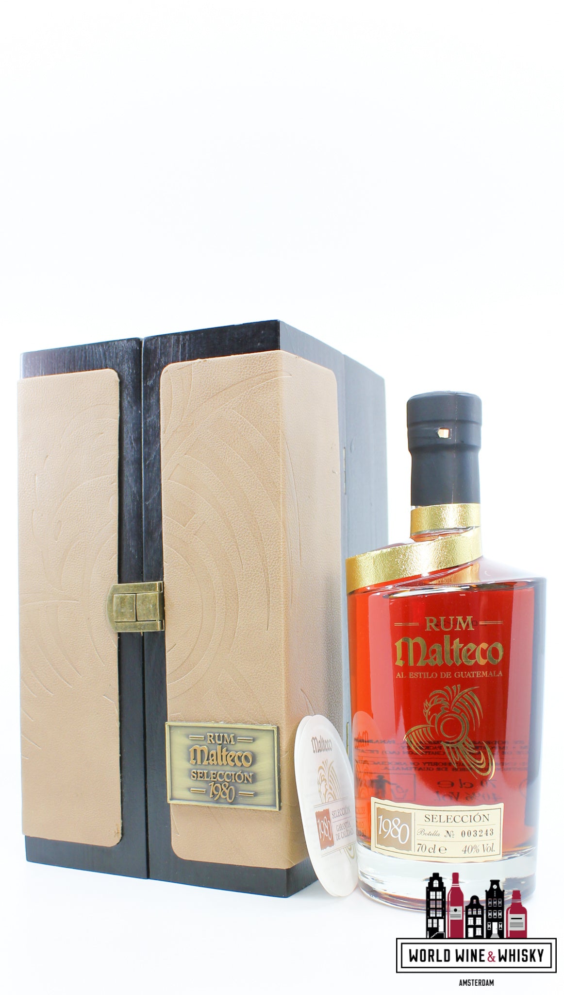 Malteco Rum Selección 1980 - Al Estilo de Guatemala 40% (in luxe kist)