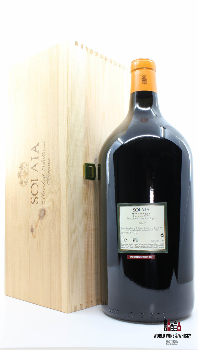 Marchesi Antinori Solaia 2009 Dubbele Magnum in OWC (3L)