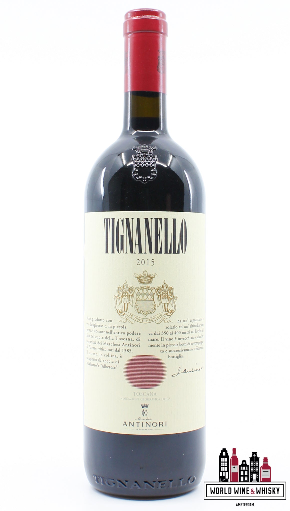 Marchesi Antinori Tignanello 2015 (96 Parker-punten)