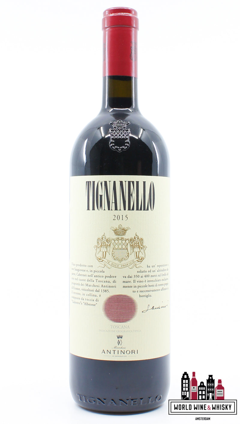Marchesi Antinori Tignanello 2015 (96 Parker-punten)