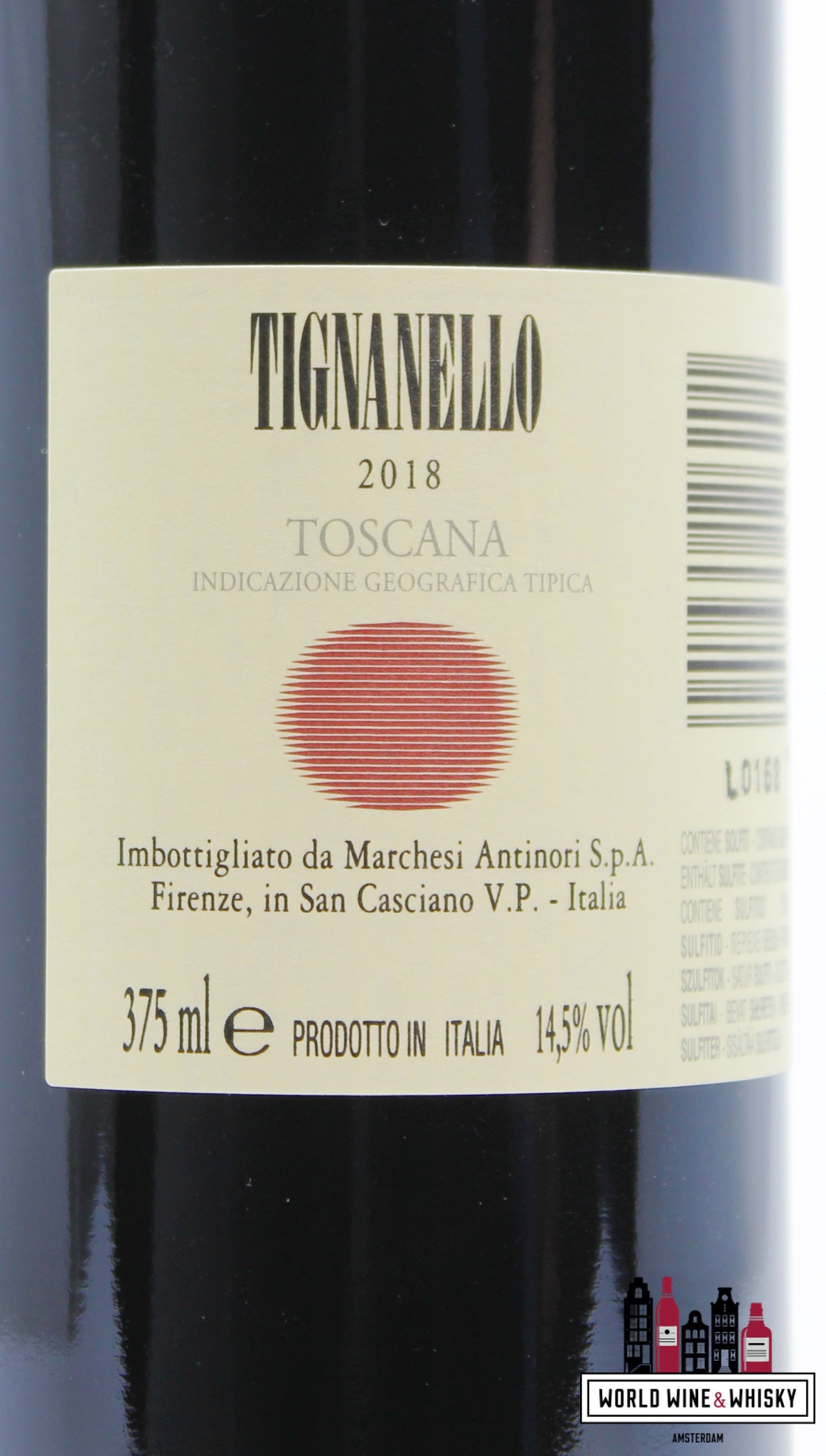 Marchesi Antinori Tignanello 2018 375 ml (98 Parker-punten)