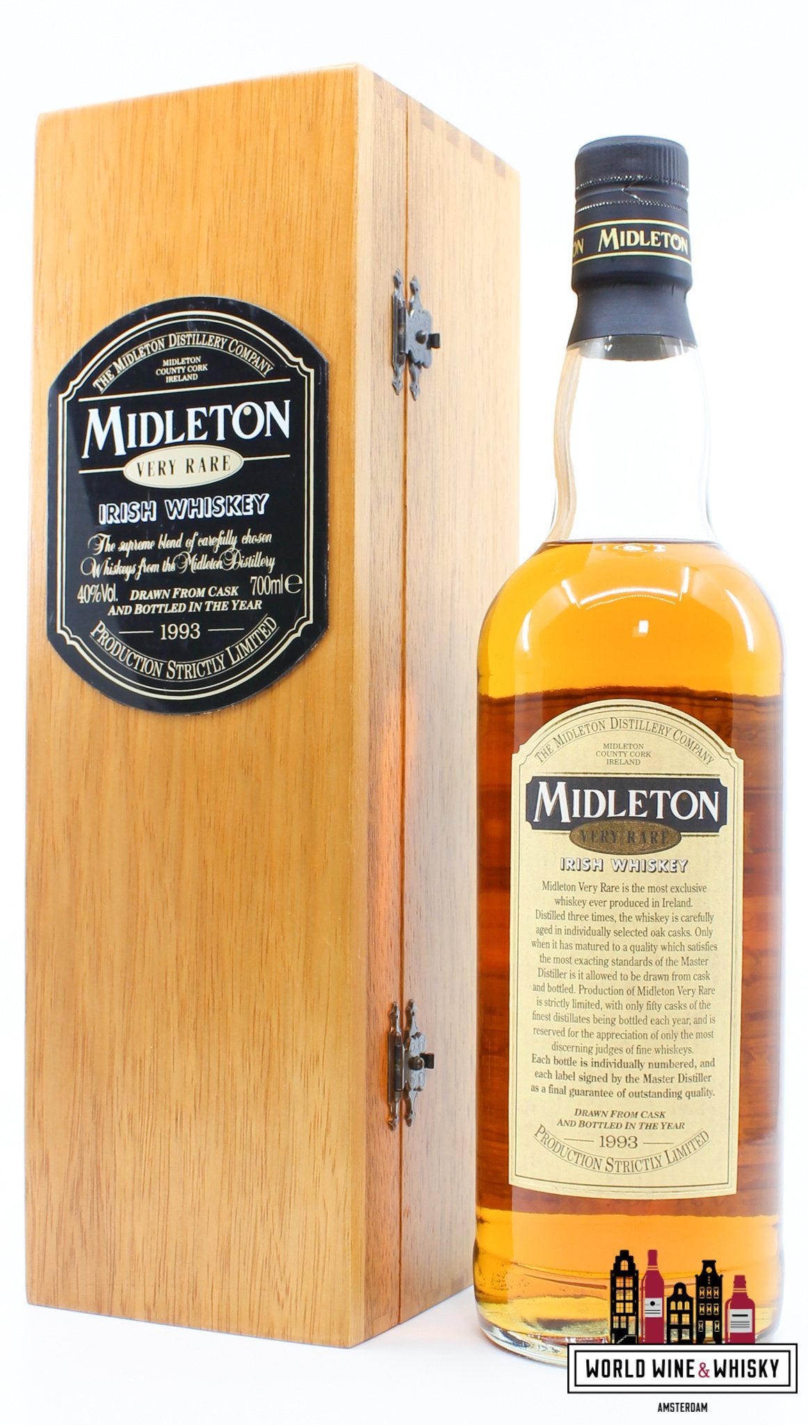 Midleton Very Rare 1993 - Ierse Whiskey 40% (in houten kist)
