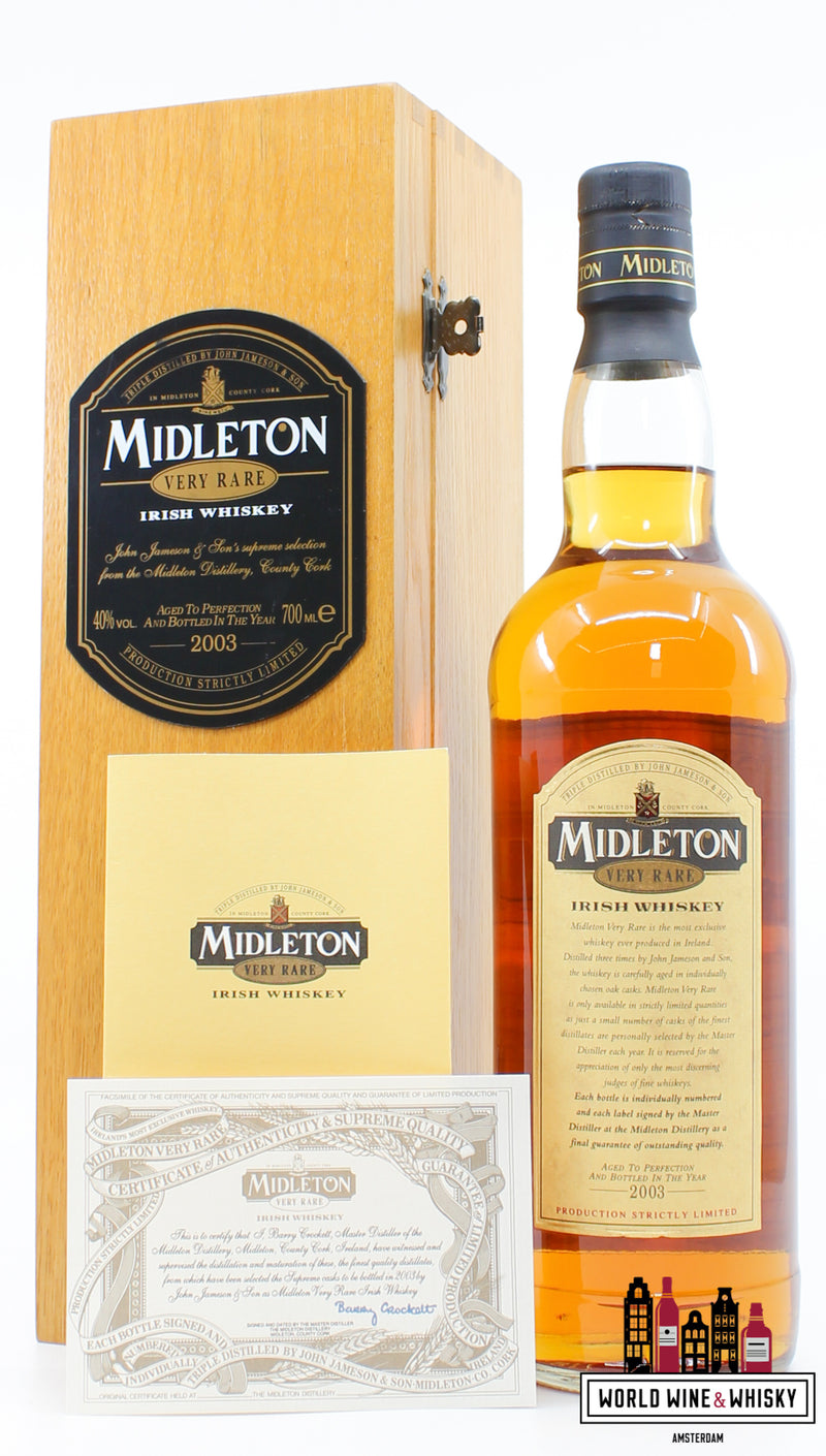 Midleton Very Rare 2003 - Ierse Whiskey 40% (in houten kist)