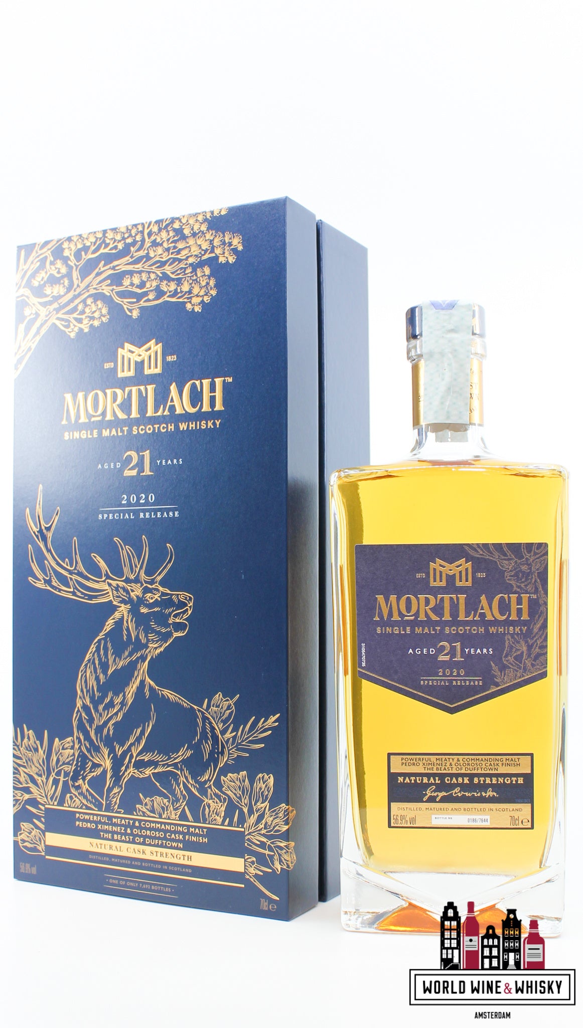 Mortlach 21 jaar oud 2020 - Diageo Special Releases 56,9% (1 van 7644)