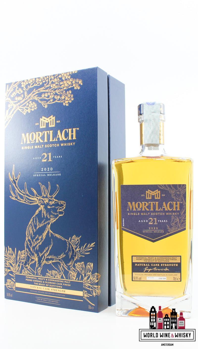 Mortlach 21 jaar oud 2020 - Diageo Special Releases 56,9% (1 van 7644)